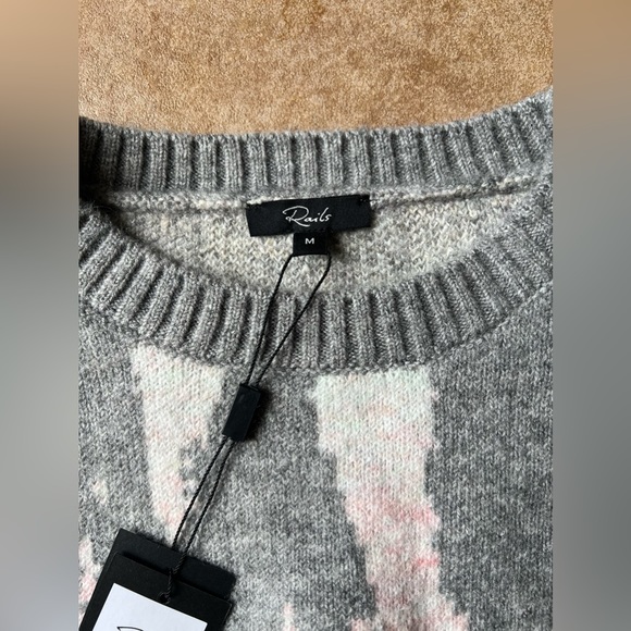 NWT Rails Virgo Grey Tie Dye Sweater Size Small & Medium $248 - Picture 3 of 12